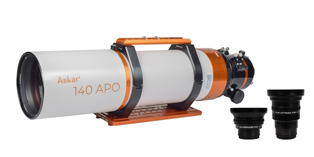 140APO 鏡筒、140APO専用1.0xフラットナー、140APO専用0.8xレデューサー