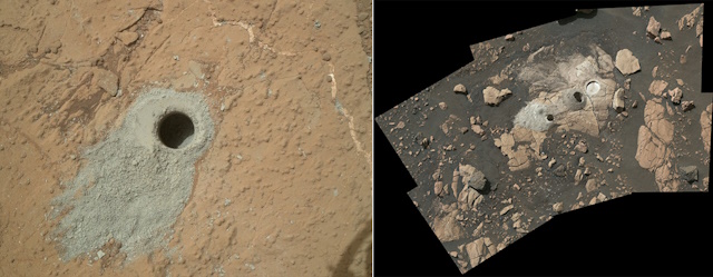 有機物が見つかった火星の岩石