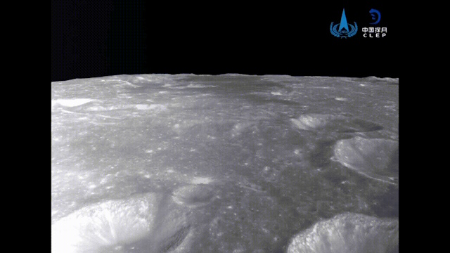 着陸機が撮影した月面