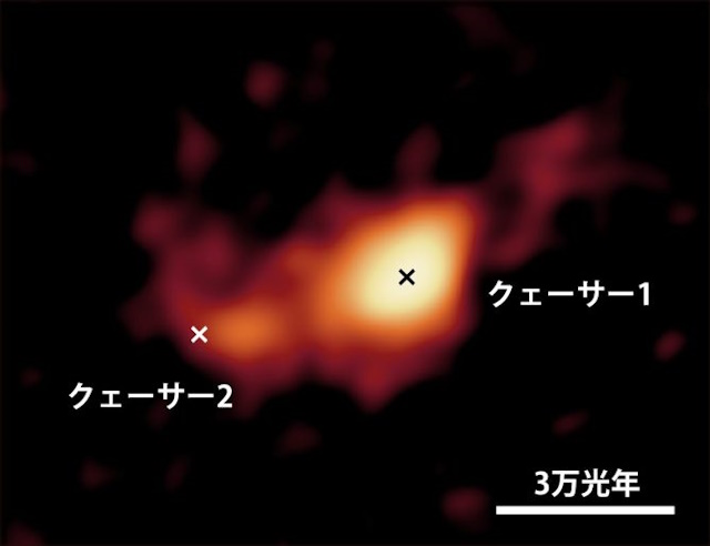 相互作用銀河の様子