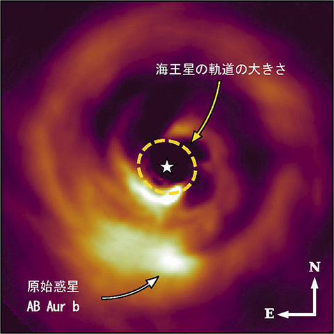 原始惑星「ぎょしゃ座AB b」