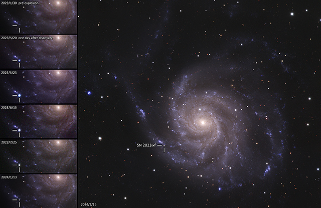 M101とSN 2023ixf