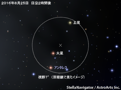 星図（8月25日 拡大）