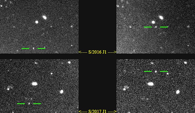 木星の衛星S/2016 J 1とS/2017 J 1